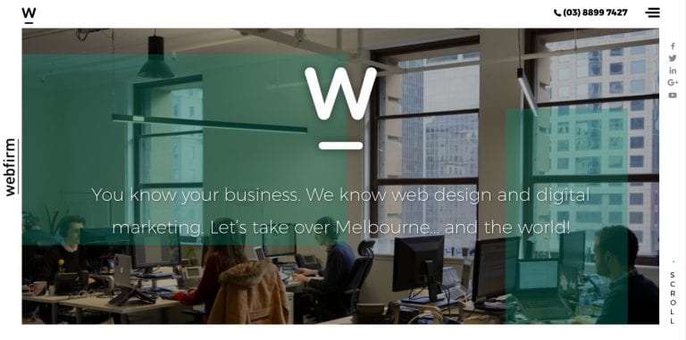 Webfirm homepage