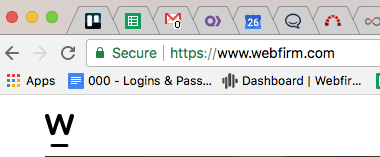 chrome address bar