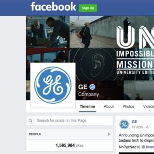 Facebook business page