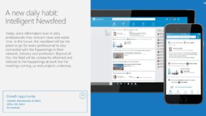 LinkedIn display on tablet and mobile