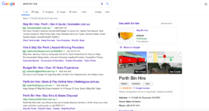 perth bin hire google